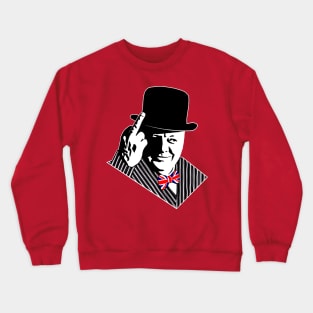 Winston Churchill Middle Finger Crewneck Sweatshirt